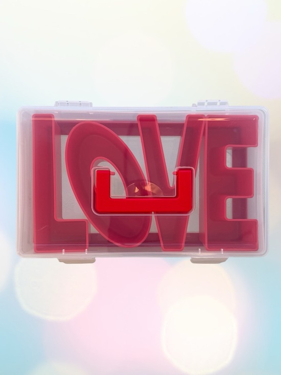 Cook with Color Other - Cook with Color Valentine’s Day Figural Plastic Snack Box